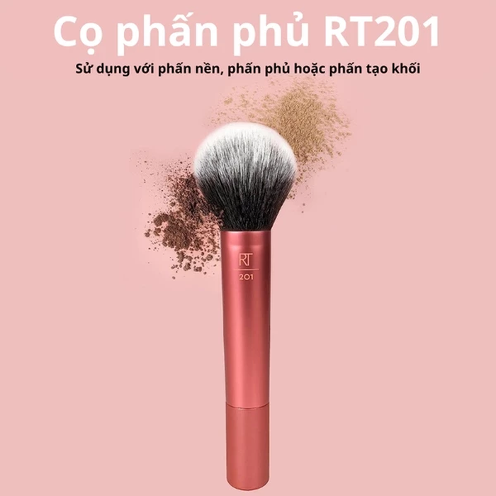 Cọ phủ phấn RT Real Techniques Powder Brush Mẫu Mới 01401